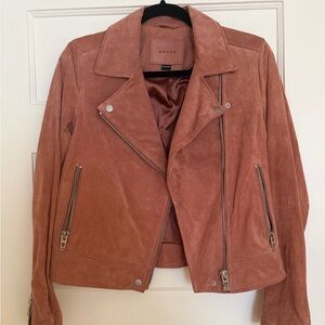 Blank NYC Rose Suede Moto Jacket